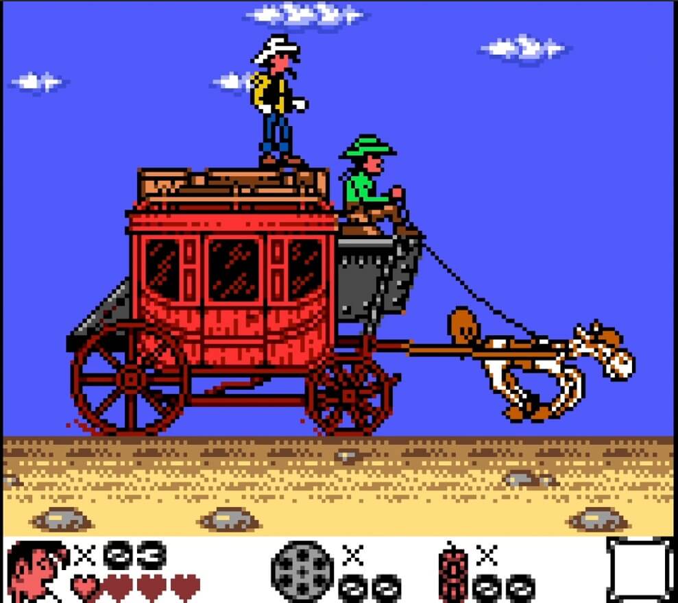Lucky Luke - геймплей игры Game Boy Color